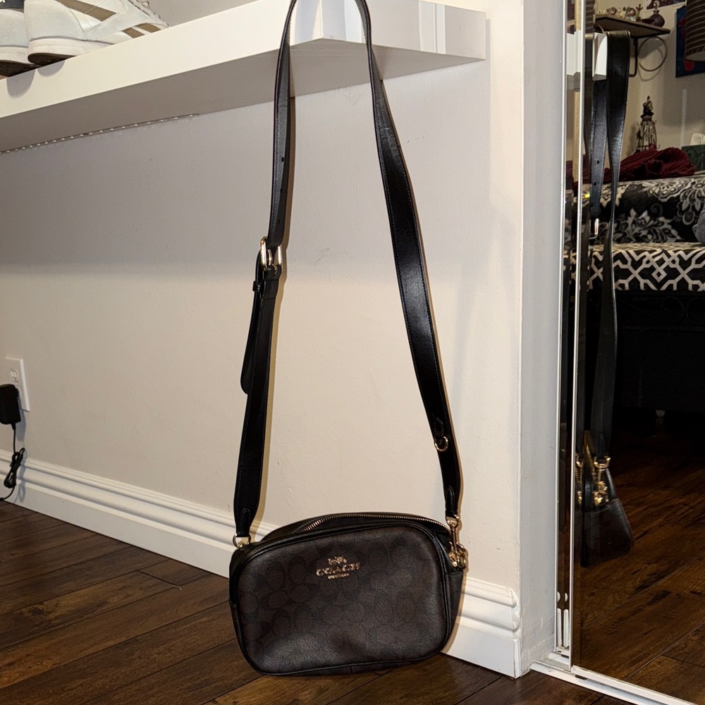 Coach Dark Brown Messenger Bag